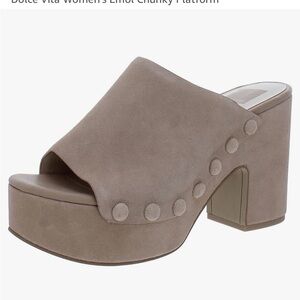 NWOT Dolce Vita Women's Elliot Chunky Platform Sandals - Taupe